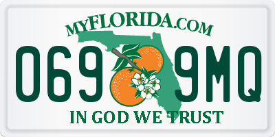 FL license plate 0699MQ