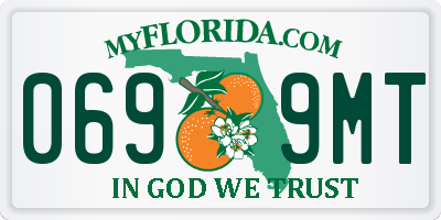 FL license plate 0699MT