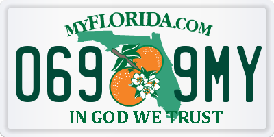 FL license plate 0699MY