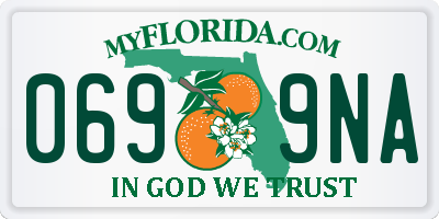 FL license plate 0699NA
