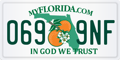 FL license plate 0699NF
