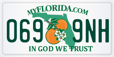 FL license plate 0699NH