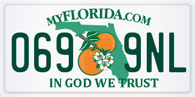 FL license plate 0699NL