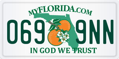 FL license plate 0699NN