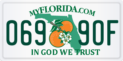 FL license plate 0699OF