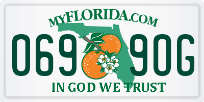 FL license plate 0699OG