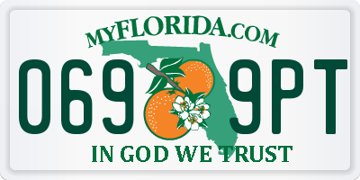 FL license plate 0699PT