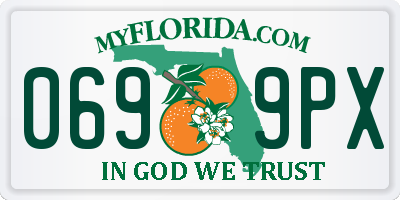 FL license plate 0699PX