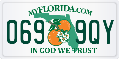 FL license plate 0699QY