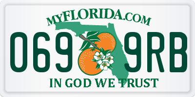 FL license plate 0699RB