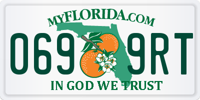 FL license plate 0699RT