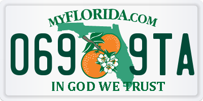FL license plate 0699TA