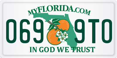 FL license plate 0699TO