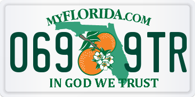 FL license plate 0699TR