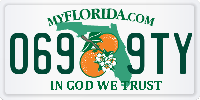 FL license plate 0699TY