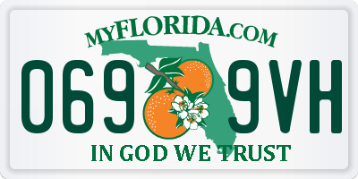 FL license plate 0699VH