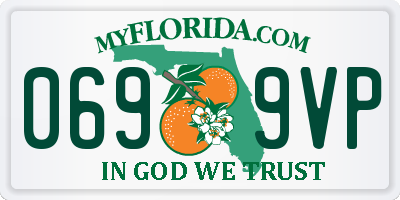 FL license plate 0699VP