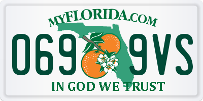 FL license plate 0699VS