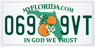 FL license plate 0699VT