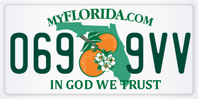 FL license plate 0699VV
