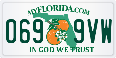 FL license plate 0699VW