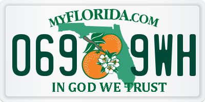 FL license plate 0699WH
