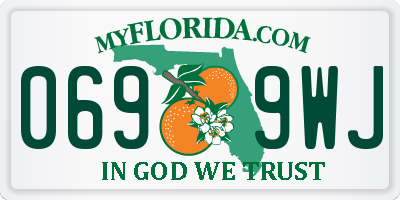 FL license plate 0699WJ