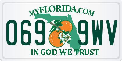 FL license plate 0699WV