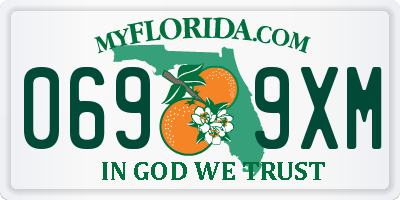 FL license plate 0699XM