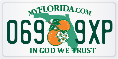 FL license plate 0699XP