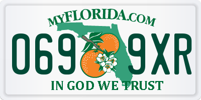 FL license plate 0699XR
