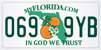 FL license plate 0699YB