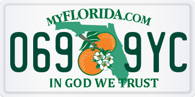 FL license plate 0699YC