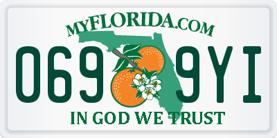 FL license plate 0699YI