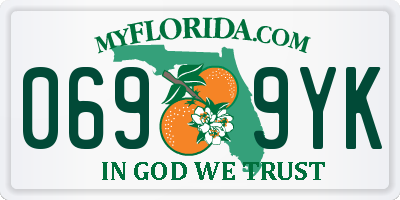 FL license plate 0699YK