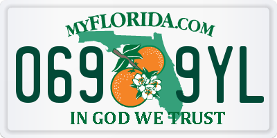 FL license plate 0699YL