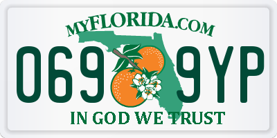 FL license plate 0699YP