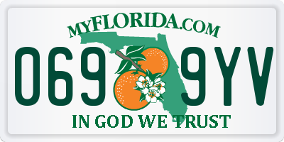 FL license plate 0699YV