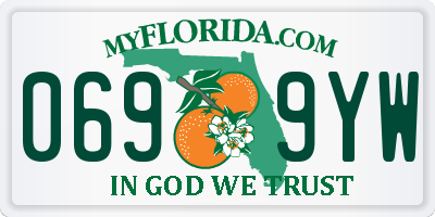 FL license plate 0699YW