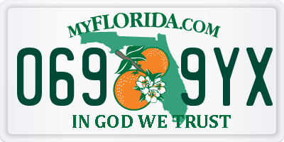 FL license plate 0699YX