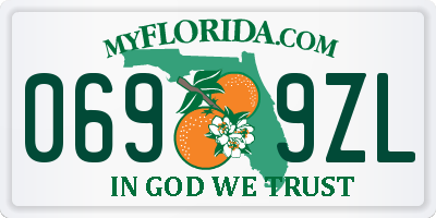 FL license plate 0699ZL