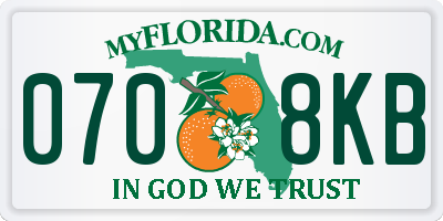 FL license plate 0708KB