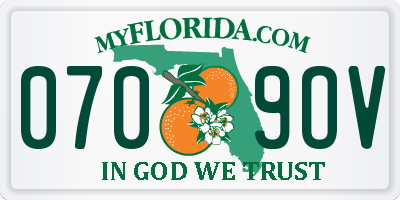 FL license plate 0709OV