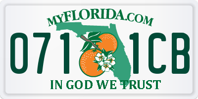 FL license plate 0711CB