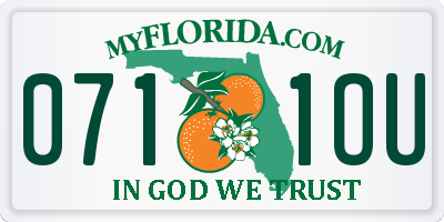 FL license plate 0711OU