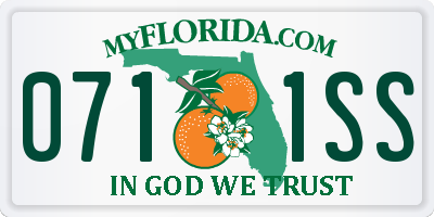 FL license plate 0711SS