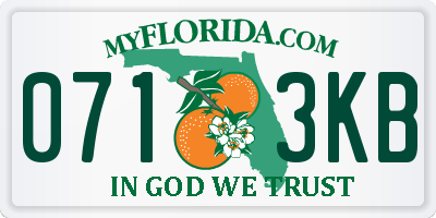 FL license plate 0713KB