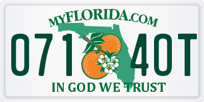 FL license plate 0714OT