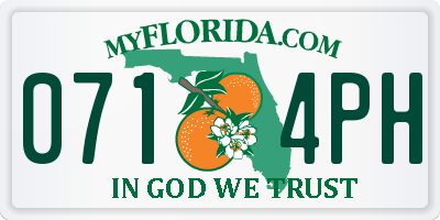 FL license plate 0714PH