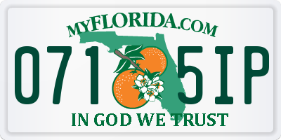 FL license plate 0715IP